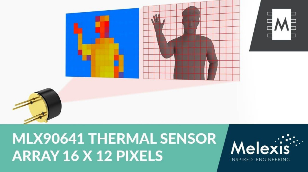Czujnik termiczny FIR 16 x 12 pikseli do pomiaru temperatury w zakresie od -40 do +300°C