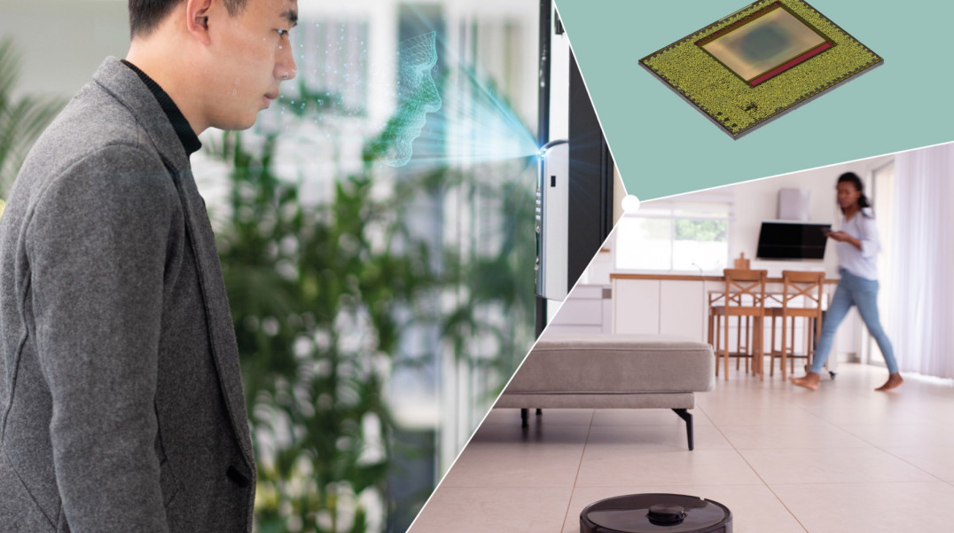 Czujnik ToF do realizacji miniaturowych kamer do systemów rozpoznawania twarzy