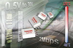 Sprzęgacz optyczny o izolacji 5 kV RMS i dopuszczalnej temperaturze pracy +125°C