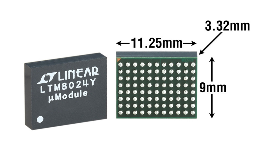 Podwójny konwerter DC-DC step-down rodziny µModule o wydajności prądowej 7 A