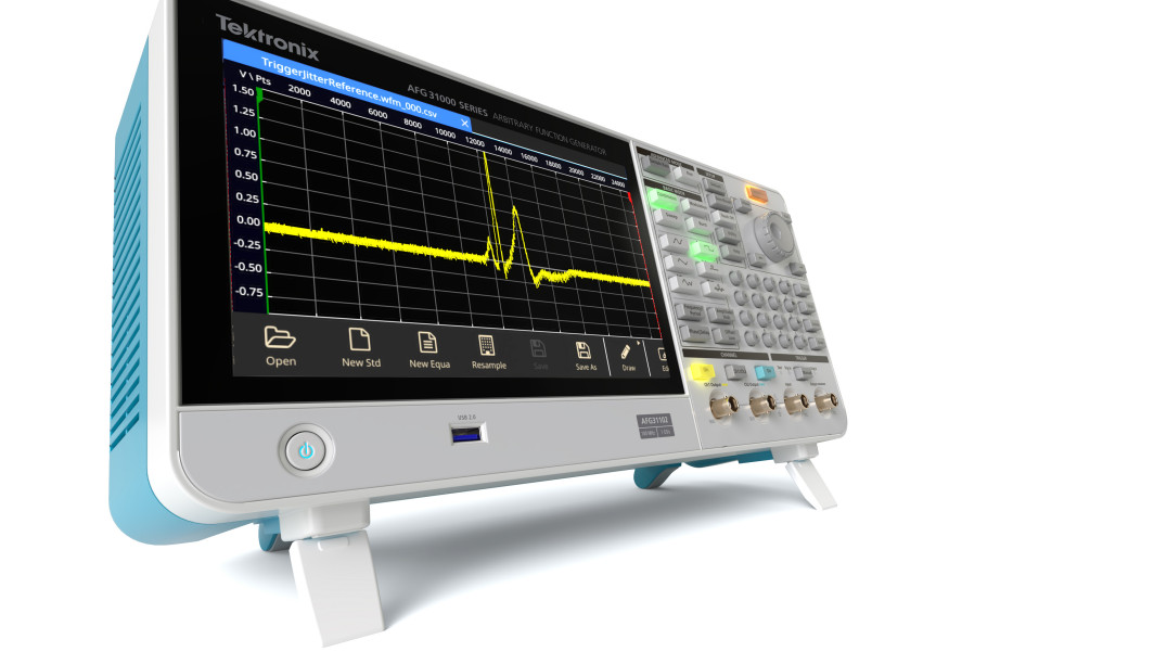 Generatory arbitralne firmy Tektronix z 9-calowym ekranem dotykowym