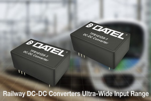 Konwertery DC-DC dla kolejnictwa o zakresie napięć wejściowych 43…160 V