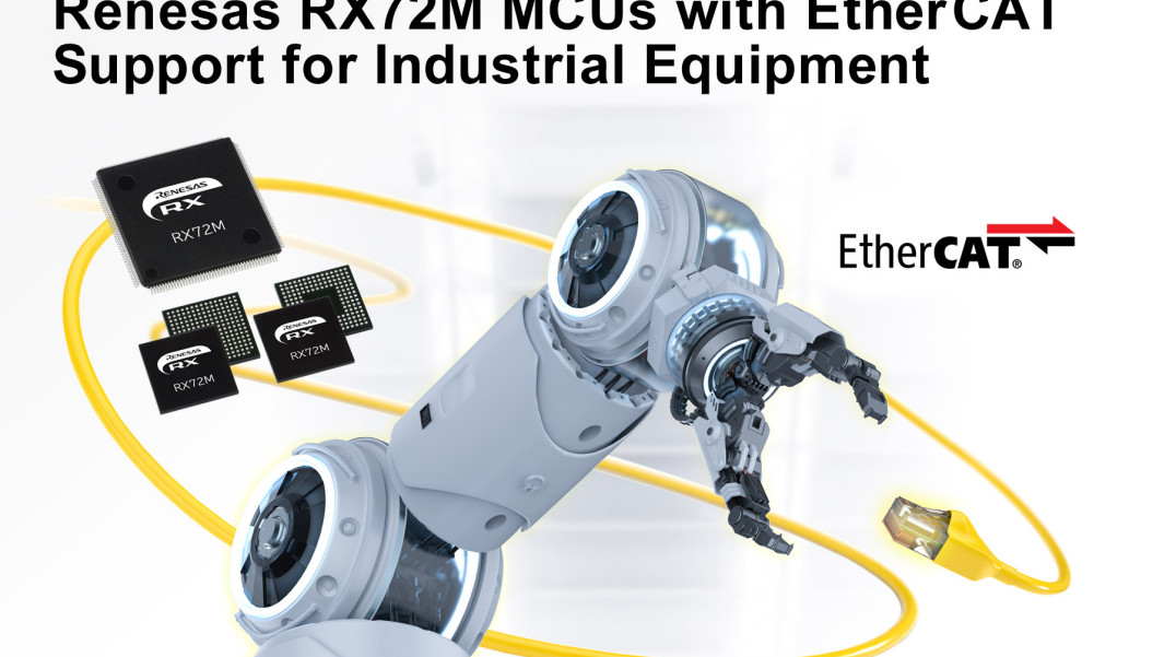 Mikrokontrolery do układów napędowych z wbudowanym kontrolerem EtherCAT slave