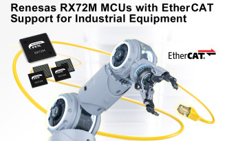 Mikrokontrolery do układów napędowych z wbudowanym kontrolerem EtherCAT slave
