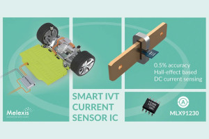Miniaturowy, precyzyjny czujnik prądowy Halla z kwalifikacją AEC-Q100