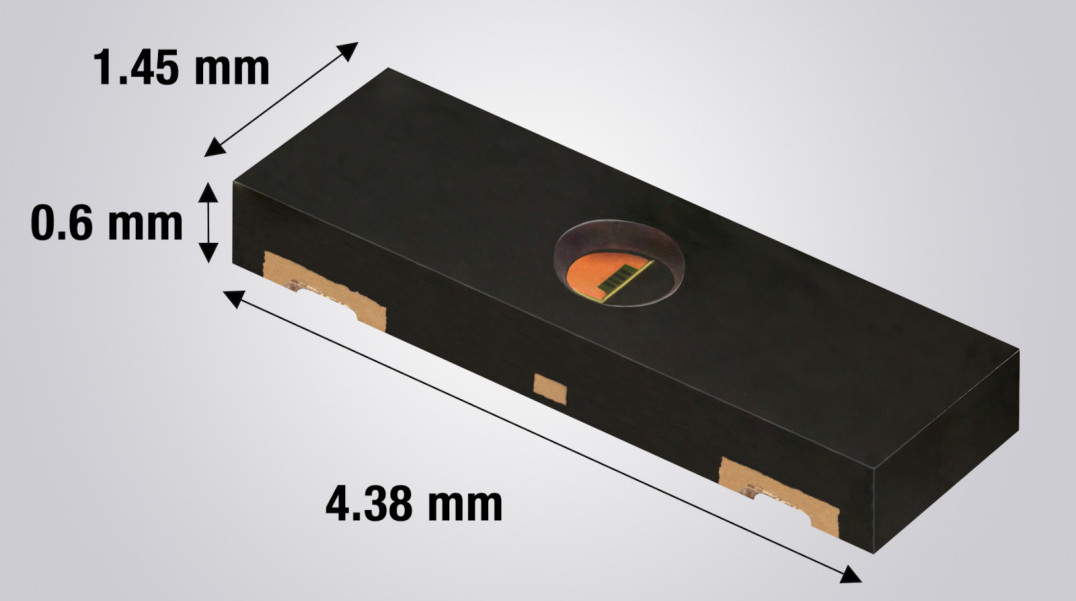 Czujnik światła z kwalifikacją AEC-Q100 w obudowie o wymiarach 4,4 x 1,5 x 0,6 mm