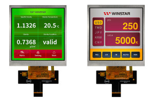 4-calowe kwadratowe wyświetlacze LCD od Winstara