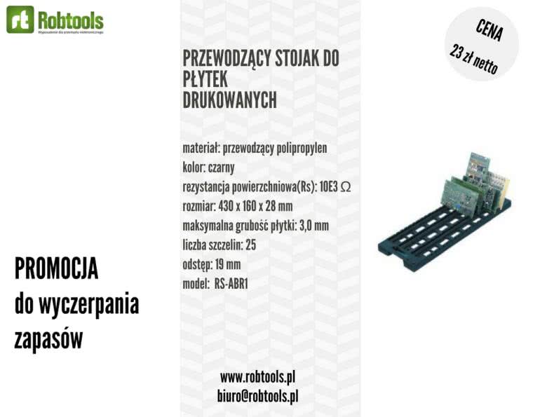 Przewodzące stojaki do płytek pcb