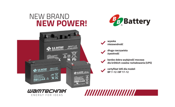 Wamtechnik dodaje do oferty markę B.B. Battery 