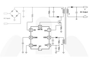 Sterownik zasilaczy impulsowych 5...60 W dla diod LED