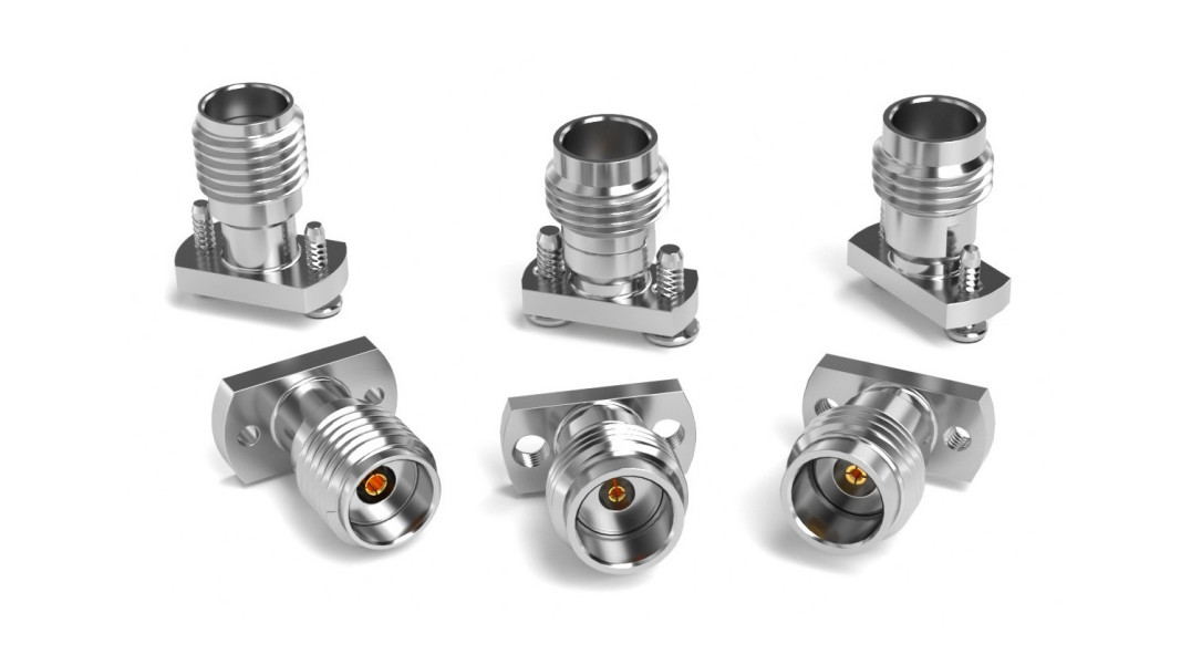 Koncentryczne złącza PCB na pasmo do 90 GHz do linii mikropaskowych i paskowych