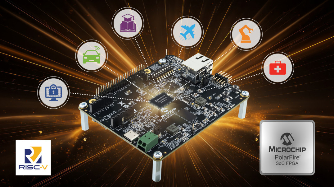 Zestaw edukacyjny PolarFire SoC Discovery Kit z 4-rdzeniowym mikroprocesorem aplikacyjnym RISC-V