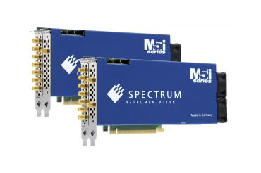 Karty digitizerów na szynę PCIe o paśmie 4,7 GHz i szybkości próbkowania 10 GSps 