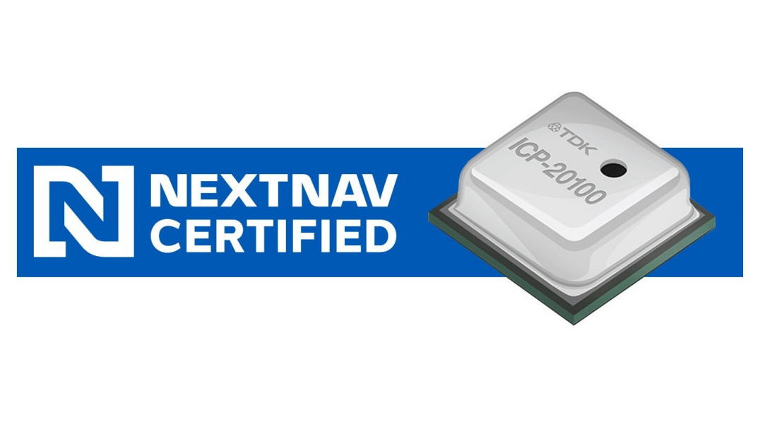 Czujnik ciśnienia barometrycznego ICP-20100 firmy TDK InvenSense z certyfikatem NextNav