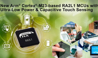 Ultraenergooszczędne mikrokontrolery z rdzeniem Arm Cortex-M23 i kontrolerem ekranu dotykowego