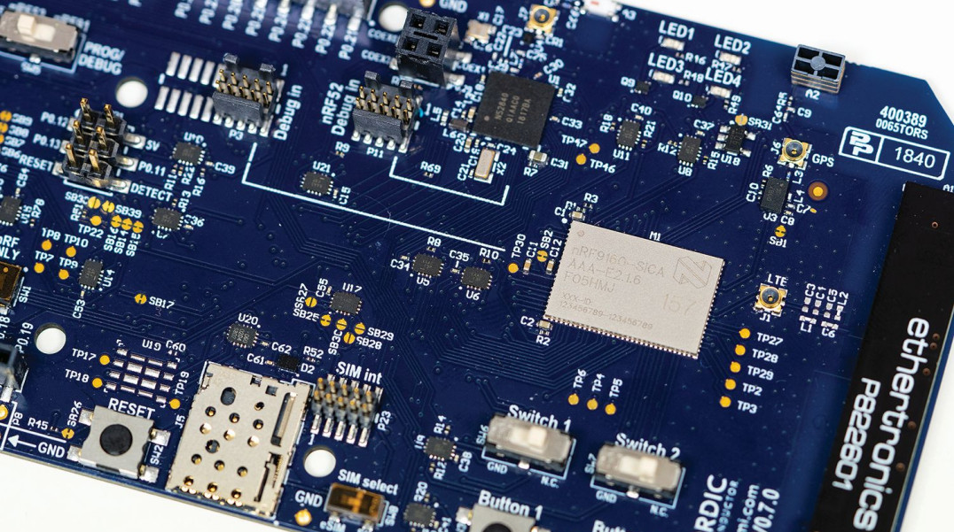 Moduł radiowy SiP z modemem LTE-M/NB-IoT i funkcjami zabezpieczającymi