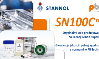 SN100C - certyfikowany bezołowiowy stop lutowniczy