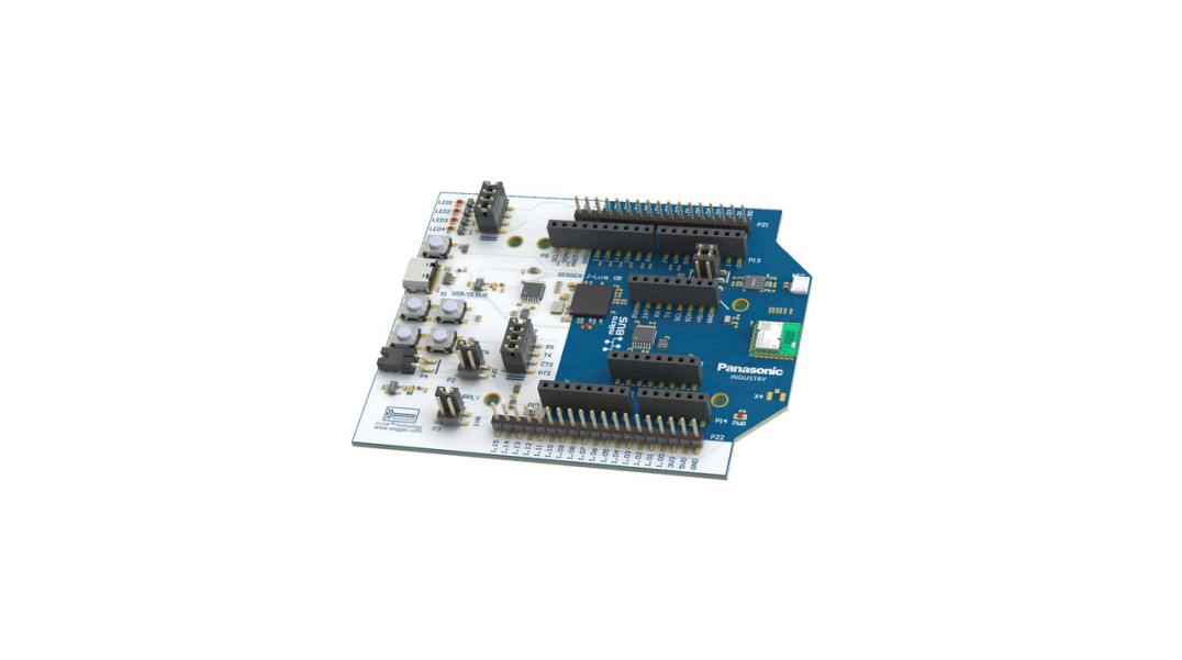 Płytka ewaluacyjna do modułu Bluetooth PAN B511-1C firmy Panasonic