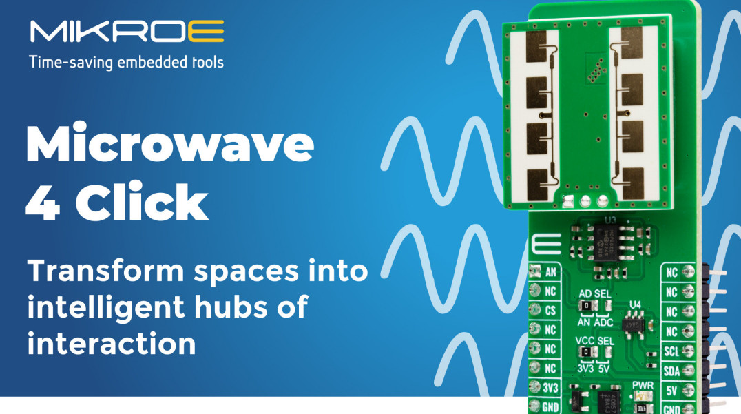 Płytka Click do realizacji czujników ruchu wykorzystujących efekt Dopplera
