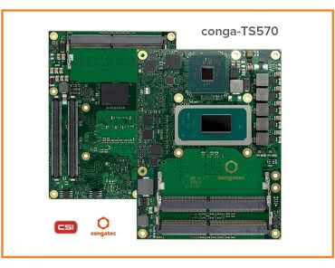 conga-TS570 – Ultrawydajny moduł COMe type 6 basic z Tiger Lake