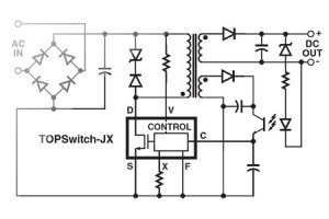 Kontrolery zasilaczy AC-DC do 180W z przetwornicami zaporowymi