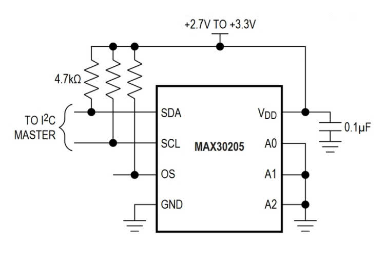 Application circuits. Max30205 Arduino. Max761 преобразователь аналоги. Max30205. Max30205 схема.