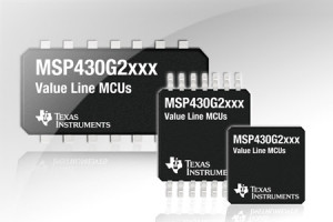 16-bitowe mikrokontrolery MSP30 Value Line w cenie już od 0,25 USD