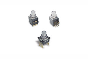 Przełączniki TACT SPDT o długim skoku ze zintegrowanymi diodami LED