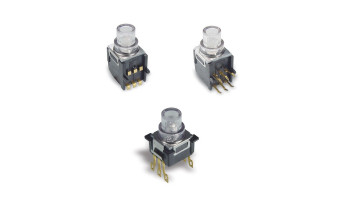 Przełączniki TACT SPDT o długim skoku ze zintegrowanymi diodami LED