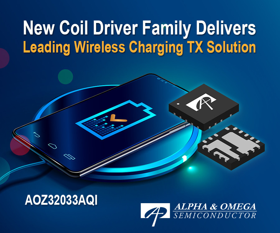 Półmostkowy sterownik cewki do systemów ładowania bezprzewodowego