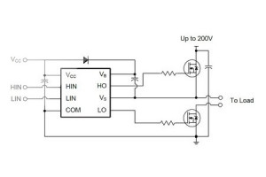 200-woltowe sterowniki tranzystorów MOSFET i IGBT high-side/low-side