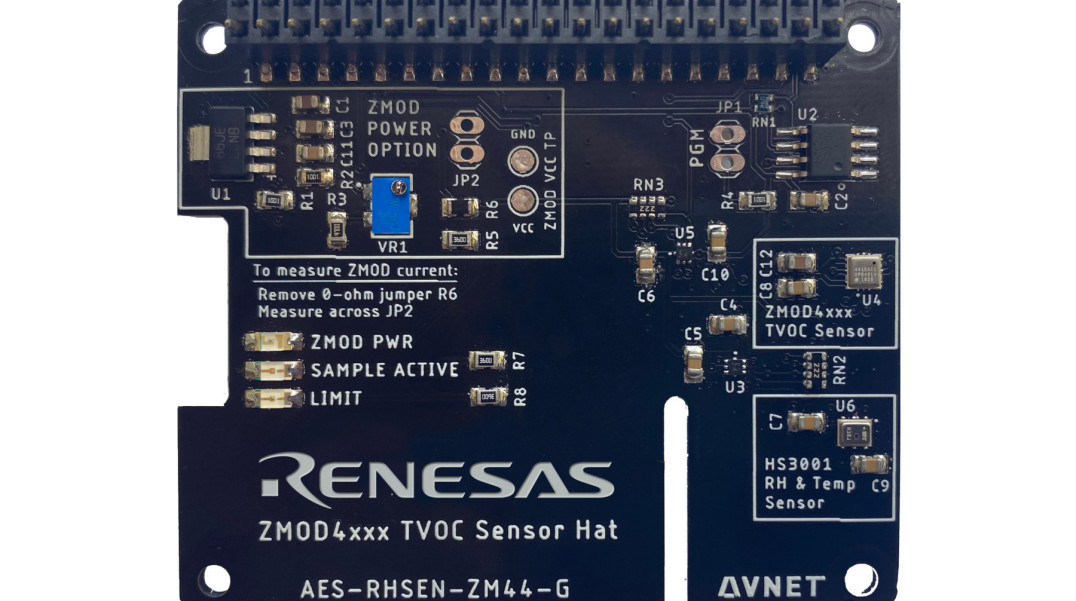 Nakładka HAT do Raspberry Pi z funkcją monitorowania jakości powietrza w pomieszczeniach
