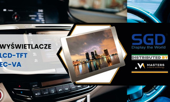 Wyświetlacze LCD-TFT oraz EC-VA firmy SGD w ofercie firmy Masters