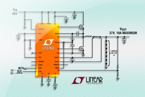 Kontroler DC-DC do 300-watowych układów zasilania diod LED