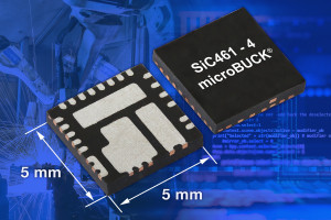 Impulsowe regulatory napięcia o wymiarach 5 x 5 mm i mocy znamionowej >100 W