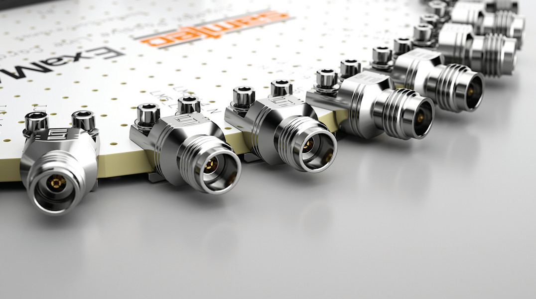 Wąskie złącza krawędziowe w.cz. na zakres częstotliwości pracy od DC do 67 GHz